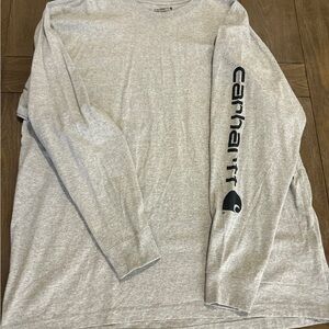 Carhartt Men's Heather Gray Long Sleeve Tee